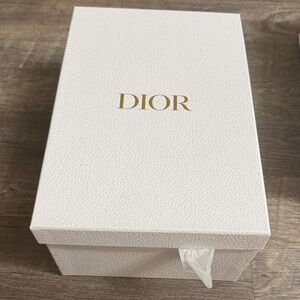 Dior Ivory Textured Box with Gold Logo
